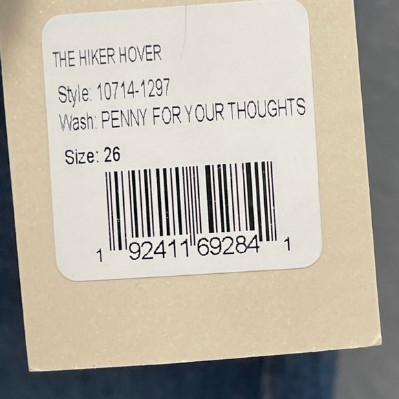 MOTHER The Hiker Hover Straight Leg Jeans Penny For Your Thoughts Button Fly 26 - Picture 7 of 14